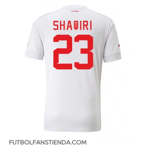 Suiza Xherdan Shaqiri #23 Segunda Equipación Mundial 2022 Manga Corta